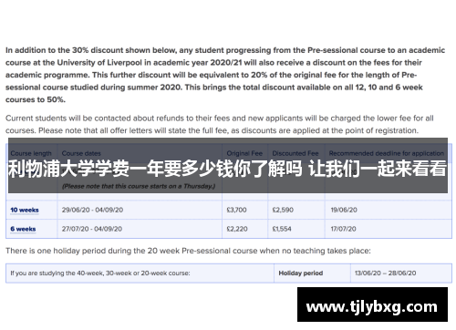 利物浦大学学费一年要多少钱你了解吗 让我们一起来看看 利物浦大学学费一年要多少钱你了解吗 让我们一起来看看